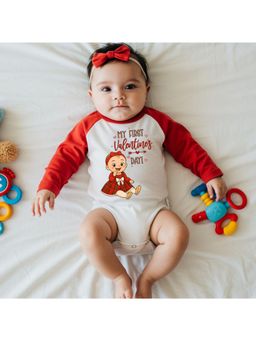 KNITROOT - Valentine Theme Raglan Sleeves Printed Onesie