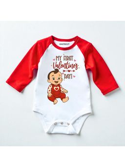 KNITROOT - Valentine Theme Raglan Sleeves Printed Onesie