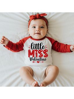 KNITROOT - Valentine Theme Raglan Sleeves Printed Onesie