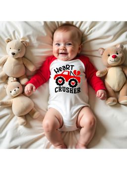 KNITROOT - Valentine Theme Raglan Sleeves Printed Onesie
