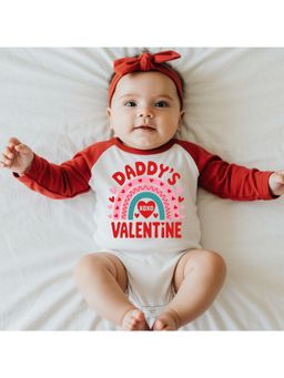 KNITROOT - Valentine Theme Raglan Sleeves Printed Onesie