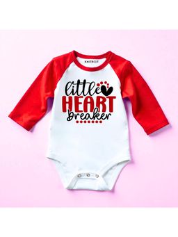 KNITROOT - Valentine Theme Raglan Sleeves Printed Onesie
