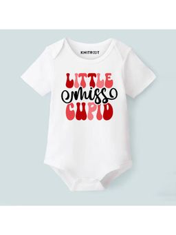 KNITROOT - Valentine Theme Half Sleeves Printed Onesie