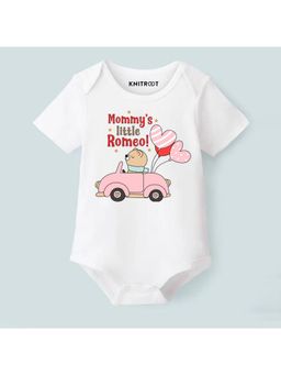 KNITROOT - Valentine Theme Half Sleeves Printed Onesie
