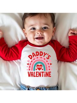 KNITROOT - Valentine Theme Raglan Sleeves Printed T-Shirt
