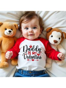 KNITROOT - Valentine Theme Raglan Sleeves Printed T-Shirt