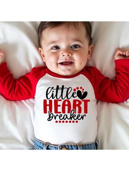 KNITROOT - Valentine Theme Raglan Sleeves Printed T-Shirt