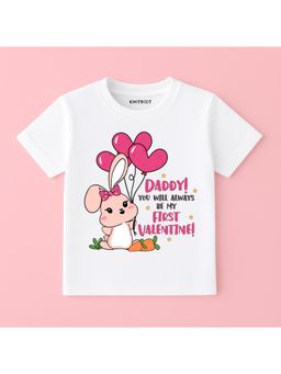 KNITROOT - Valentine Theme Half Sleeves Printed T-Shirt