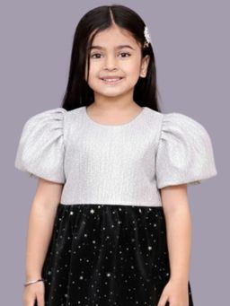 Lil Drama - Glam up Girls Party Silver Top
