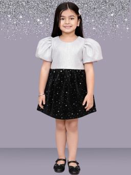 Lil Drama - Glam up Girls Party White Top and Skirt