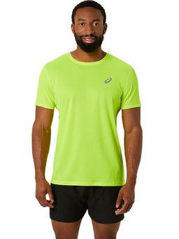 ASICS - Activewear Green Silver Ss Top T-Shirt
