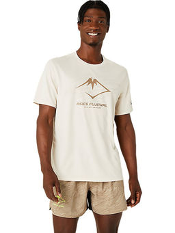 ASICS - Activewear Grey Fujitrail Logo Ss Top T-Shirt