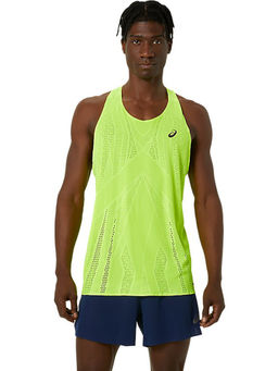 ASICS - Activewear Yellow Metarun Singlet Tank