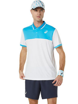 ASICS - Activewear White Men Court Polo Shirt Polo T-Shirt