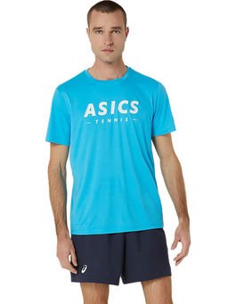 ASICS - Activewear Blue Men Court Tennis Solid T-Shirt