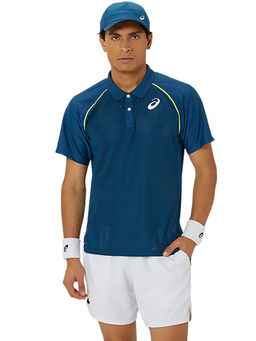 ASICS - Activewear Blue Men Match Actibreeze Polo T-Shirt