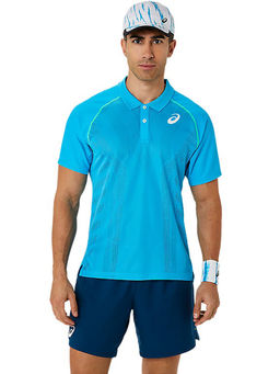 ASICS - Activewear Blue Men Match Actibreeze Polo T-Shirt
