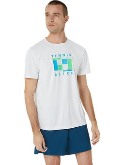 ASICS - Activewear White Men Gs Printed T-Shirt