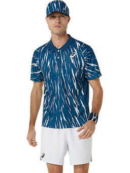 ASICS - Activewear Blue Men Game Polo T-Shirt