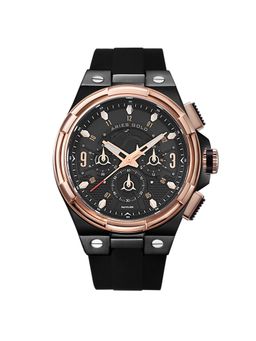 Aries Gold - Lightning Chronograph Skeleton Watch With Sapphire Glass For Men- G 7016 Bkrg-Bkrg
