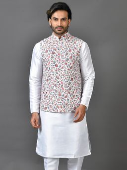 Simaaya - Premium Quality Cotton Silk Made Nehru Jackets for Men