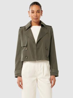 Forever New - Ellie Crop Trench Coat (Set of 2)