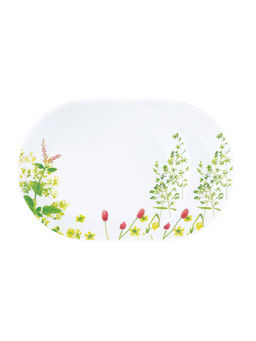 Corelle - Asia Collection Provence Garden 31cm Oval Serving Platter Pack of 2