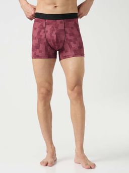 Technosport - Men Red Printed Trunk