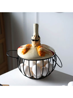 The Artment - Black Chefs Lid Egg Basket
