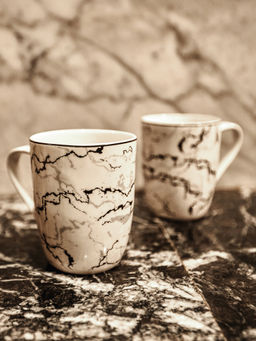 Twig & Twine - Auric Pack of 2 Marble Design Mugs