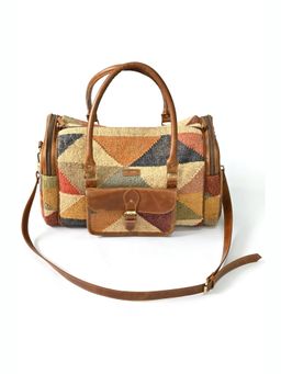 ART AVENUE - Canna Kilim Duffle Bag