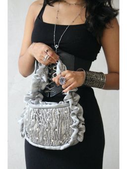 AYE VI - Celestial Frost Sculpted Arm Bag