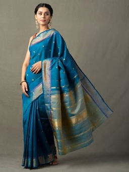 Fabindia - Silk Kanjeevaram Woven Sari