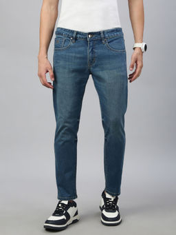 Classic Polo - Men Blue Slim Fit Solid Denim Jeans