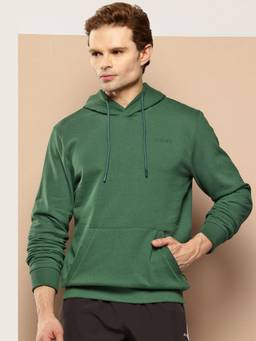 Alcis - Men Dark Green Pullover Hoodie