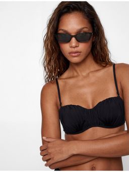 Koton - Black Strapless Bikini Top