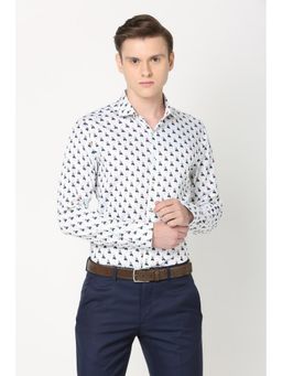 Simon Carter - Printed White Shirt