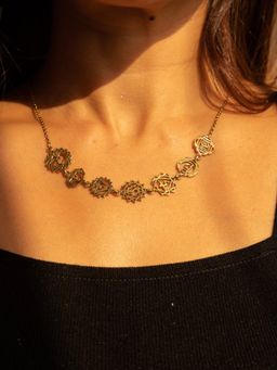 SOUL WORKS - Gold Seven Chakra Necklace