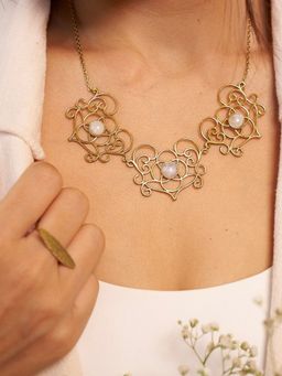 SOUL WORKS - Goddess Mandala Moonstone Necklace