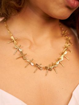 SOUL WORKS - Gold Drops Of Dragonfly Necklace