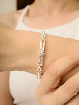 METALM - 925 Silver Stylish Bracelet
