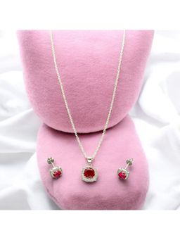 Sri Jagdamba Pearls - Brielle 925 Silver Pendant Set