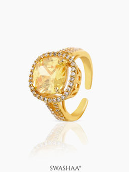 SWASHAA - Nazneen 18K Gold Plated Ring
