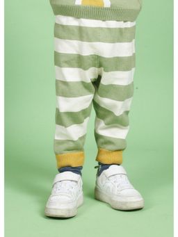 Kids of Greendeer - Pistachio Stripe Diaper Lower - Pistachio Green