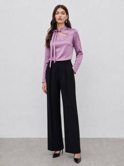 Stylia - Purple Eclipse Top With Pant