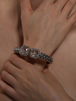 VENI - Gold-Plated Stone Studded Kada