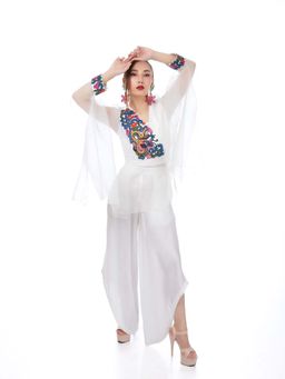 Firki by Sweta - Ivory Co-Ord (Set of 3)