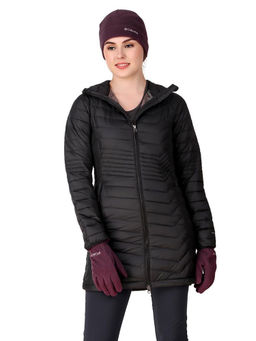 Columbia - Womens Black Omni-Heat Reflective Powder Lite Mid Jacket