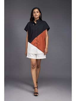 Deepika Arora - Oversized Rust Co-Ord (Set of 2)
