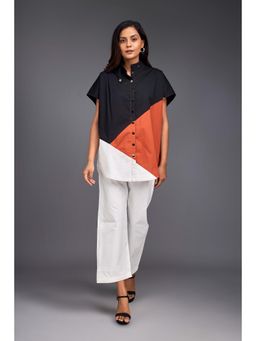 Deepika Arora - Oversized Rust Co-Ord (Set of 2)